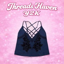 TH# 57 Vintage Y2K Silk & Printed Tops Bundle | Sa..