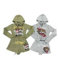 Ed Hardy Ladies Sexy Shorts Tracksuits