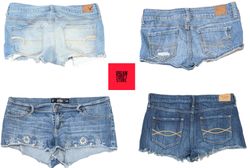 BRANDED SHORTS AEROPOSTALE, AMBEROCOMBIA, HOLLISTE..