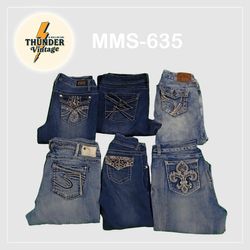 Y2K Bootcut And Flared Jeans (Mms635)