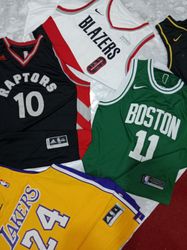 Mixed NBA Basketball Jerseys (Multiple Teams & Siz..
