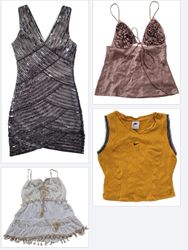 Glam and Boho bodysuit + tube tops collection.
