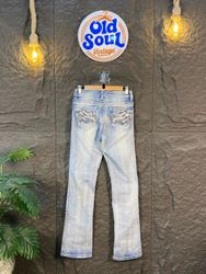 Y2K Flare Embroidered & Embellished Jeans | OSV-20..