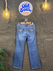 Y2K Flare Embroidered & Embellished Jeans | OSV-20..