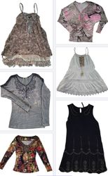 Boho Glam & sequin sparkle Drop Full sleeves & Eve..