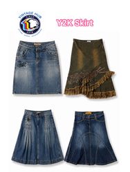 Y2K Midi Skirt