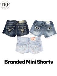 Branded Mini Shorts.