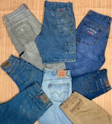 Mixed branded jeans short