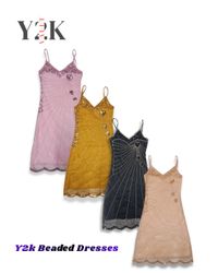 Y2K Beaded Party Dresses (Yv-715)
