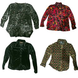 Woman velvet shirts