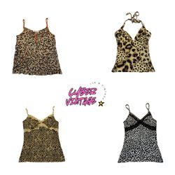 Y2K Leopard Cami Collection (MH-027)