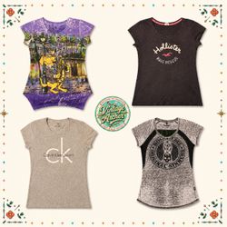 Y2K Glimmer Girl Baby Tees & T-Shirts Slim Fit: 10..