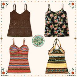 Y2K Embellished Cami Tops | Coquette Dream Edit | ..