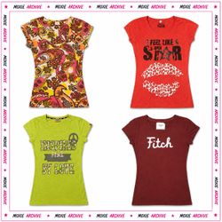 Retro Diva Vibe Slim-Fit Baby Tees/T Shirt 10pcs (..