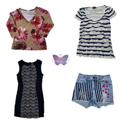 Graphic Tops, Dress & Denim Shorts Collection (SV-..