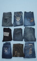 Y2K Flare Bootcut Jeans Vl53