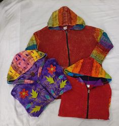 CR9682 Vintage Colourful Hoodies