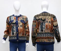 CR1875 UPCYCLED TAPESTRY JACKET