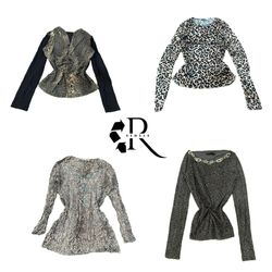 Y2K Unique girl Printed Full Sleeve Tops RW-2180