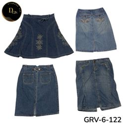 Women’s Denim Long Skirt – Premium Y2K Vintage Sty..