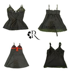 Y2K Cutesy Vibes Girl Cami Tops RW-2181