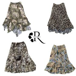 Y2K Unique Girl Poly Midi Skirt RW-2359