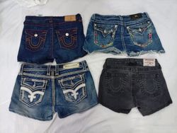CR9692 Upcycled Y2K Mini Denim Shorts
