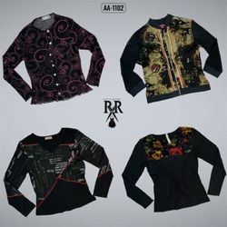 Y2k Gothic Full Sleeve Tops (AA-1102)