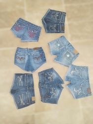 Y2K Embroidered Starlet Mini Shorts
(S-18)