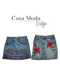 300626-20 Denim mini skirts 10 pcs