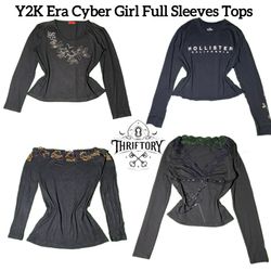 Y2K Era Cyber Girl Full Sleeves Tops TY-067