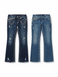 (FV-1912) Y2K Low Rise Flared Denim Jeans
