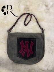 Upcycled Corduroy Tote Bag