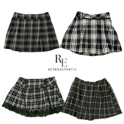 Y2K Unique Whole Poly Skirts RE-3450