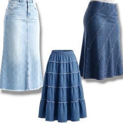 Mixed long skirts bundles
