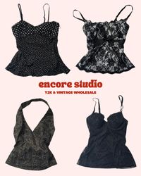 Y2K Goth Girl Cami Tops (ES#5)