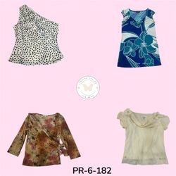 Y2K Poly Blouse Collection – Curated Vintage Fashi..