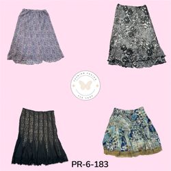 Printed Poly Skirt – Stylish Everyday Fashion Coll..