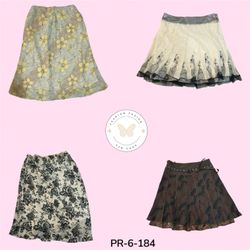 Floral Print Poly Skirt – Lightweight & Trendy Des..