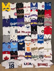 Vintage Baseball NBA jerseys 52 piece