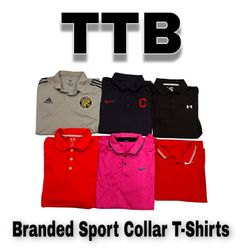 Branded Sport Collar T-Shirts