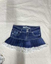 Upcycled denim Y2K skirts