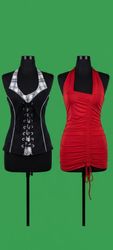 Y2K Halter Blouse & Bodysuit Vl54