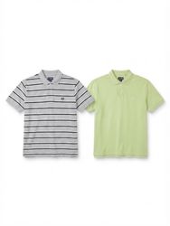 (FV-1945) Chaps Collar T-Shirts