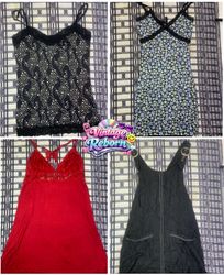 Vintage Y2K Cami & Slip Top Mix – Feminine Lace & ..