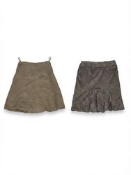 (FV-1938) Y2K Boho Earth Tone Skirts