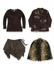 (FV-1933) Y2K Earth Tones Animal Print Bundle | Vi..