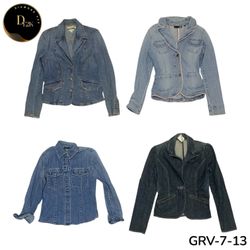 Women’s Denim Jacket – Premium Y2K Vintage Style C..