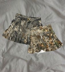 Upcycled Military Denim Mini Skirt