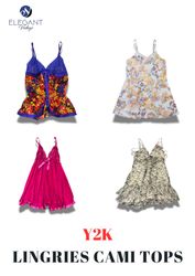 Y2K Lingerie Cami Tops - EV2249